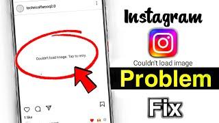 Couldn't load image tap to retry Instagram problem solved