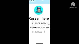 Congratulations on 300 subscribers! @RayyanHere ￼