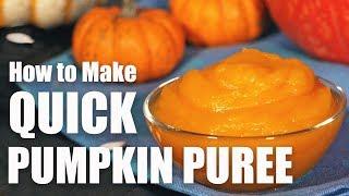 How To Make Quick Pumpkin Puree From Scratch (No Oven) | How Tasty Channel