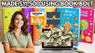 How I Made $11,500 Using Book Bolt for Low Content Books (Amazon KDP)