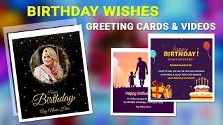 Birthday Wishes | Greeting cards and videos 100% free with your customized photos