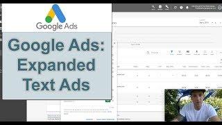 Google Ads: Expanded Text Ads