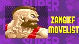 Super Street Fighter II: Turbo - Zangief Move List