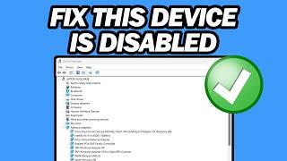 How to Fix This Device Is Disabled (Code 22) in Windows 10/11 | Step by Step