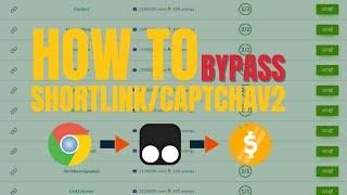 How to Auto Bypass any ShortLinks/Captchav2 | Auto Bypass All Faucets Shortlink With Tampermonkey