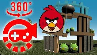 360° Video - Angry Birds in 3D