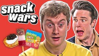 James Acaster & Ed Gamble Judge Posh Snacks | Snack Wars | @LADbible