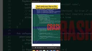 DON'T WASTE YOUR TIME ON THIS STRIPE DOCUMENT for Jetpack compose stripe integration  #android