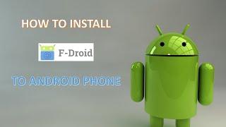 How To Install F-Droid to your Android Phone