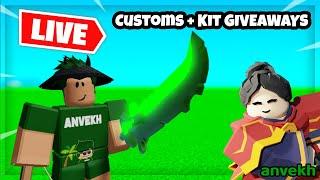 [ LIVE ] ROBLOX BEDWARS CUSTOMS FOR KITS