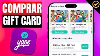 Como COMPRAR UNA GIFCARD de PLAYSTATION con YAPE | Paso a Paso |