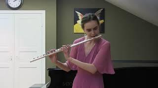 Ernst von DOHNANYI. Passacaglia for Flute, Op.48 No. 2. Uliana ZHIVITSKAYA. Flute