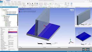 Simplified Modeling of Weld Distortion in Ansys Workbench Mechanical