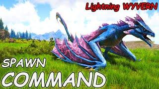 Lightning Wyvern ARK Spawn COMMAND | How To SUMMON Lightning Wyvern ARK Code
