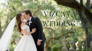 A Torrential Miami Downpour Wasn't Going to Stop this Vizcaya Wedding