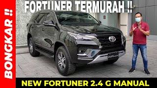 Bongkar !! Toyota New Fortuner Diesel 2.4 G Manual 2022 || Review Exterior & Interior