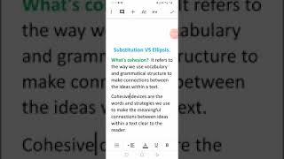 Substitutions VS Ellipses