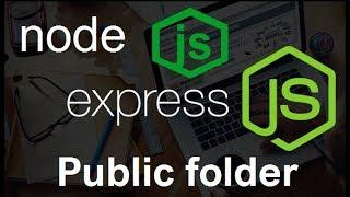 NodeJS + ExpressJS Tutorial #6 Public folder