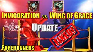 Wings of Grace and Invigoration Sets Interaction Has Been Fixed! | Forerunners | Watcher of Realms