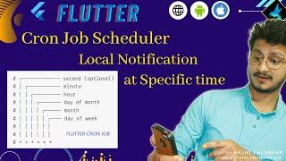 Flutter Cron Job Scheduler  - Show local notification at specific time