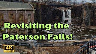 Revisiting the Paterson Falls in (4K)! #greatfalls #passaicfalls #paterson