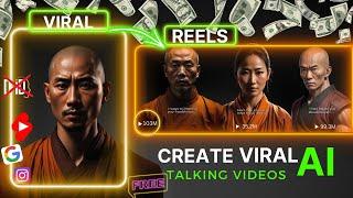 How To Create VIRAL Talking AI Generated Videos For Free (Get MILLIONS of views!)