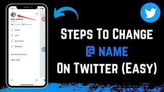 How to Change Twitter @ name !