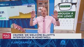 Cramer: We welcome Elliott's intervention in Honeywell