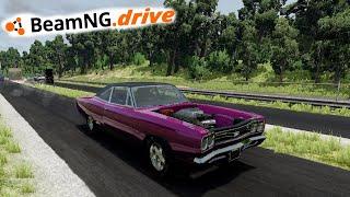 CRAZY 1500HP DEMON SWAPPED GTX DRAG RACING!! - BeamNG.drive MP