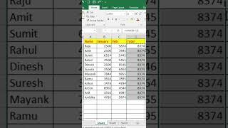 Drag & Drop के 5 Method in Excel #shorts #viral #trending