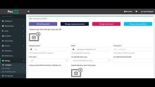 Settings module for your company in POS Hub - A complete guide by Wolf Network