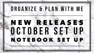 Organize With Me | Sticker Storage | New Releases | October Set Up | New Notebooks