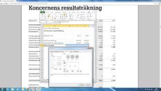 Excel 2010 tutorial del 1 - Grundläggande Excel