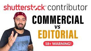 Commercial vs Editorial | Shutterstock Contributor | Urdu / Hindi