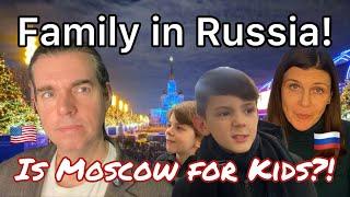 Raising AMERICAN Children in MOSCOW?! Would YOU do this? See RUSSIA’S VDNKH! #moscowmetro 