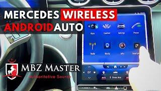 Mercedes WIRELESS Android Auto | Step-by-Step Demo!
