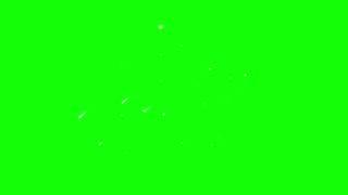 Green Screen Meteor shower 5 | Free Download
