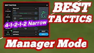 How To Reach FC Champion | 4-1-2-1-2 Narrow | Manager Mode Tactics FC Mobile