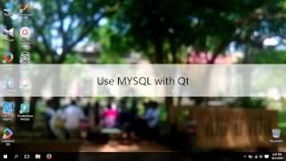 Qt MYSQL Connect Complete Tutorial  - Xampp - Mysql Connector C