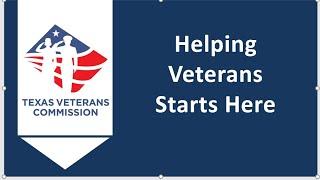 Texas Veterans Commission is Here for YOU!