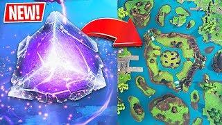 *NEW* Fortnite Cube EXPLODED!! Map Update  + Mini Cube Challenges! (Fortnite LIVE Gameplay)