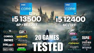 i5 13500 vs i5 12400 | RTX 3080 | 1080p - 1440p 20 Games Tested