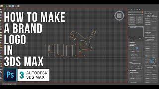 How to make a brand logo with an image in 3ds Max
