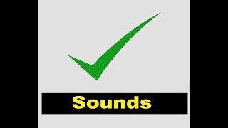 Correct Sound Effects All Sounds