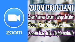 ZOOM PROGRAMI - Zoom Sınırsız Yapma Türkçe Anlatım - Zoom Kaç Dakika Kullanılır