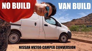 NO BUILD Nissan NV200 Van Conversion $747 Cheap and Simple | Solo Male Fulltime #Vanlife