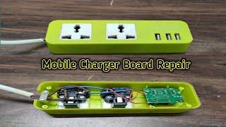 Mobile Charger Socket connection || Mobile charging board repair || Extension board wiring || USB 