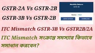 How to Resolve Your ITC Mismatch Between  GSTR-3B to GSTR-2B/2A