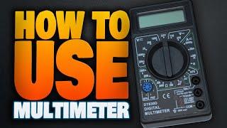 DT-830B :// How to use a Digital Multimeter to test Voltage,Current and Resistance
