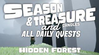 Today’s Season & Treasure Candles and Daily Quest | Hidden Forest | SkyCotl | NoobMode